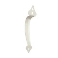 Nationwide 9" Stainless Steel Gate Handle with Screws Included (White) - NW38396-SSW