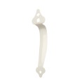 Nationwide 9" Stainless Steel Gate Handle with Screws Included (White) - NW38396-SSW