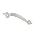 Nationwide 9" Stainless Steel Gate Handle with Screws Included (White) - NW38396-SSW