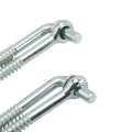 Nationwide 1/2" x 4" Zinc-Plated Screw Hook & Eye Hinge Pair - NW38603