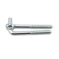 Nationwide 1/2" x 4" Zinc-Plated Screw Hook & Eye Hinge Pair - NW38603