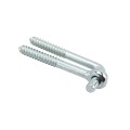 Nationwide 1/2" x 4" Zinc-Plated Screw Hook & Eye Hinge Pair - NW38603