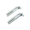 Nationwide 1/2" x 4" Zinc-Plated Screw Hook & Eye Hinge Pair - NW38603