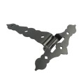 Nationwide 10" Zinc-Plated Ornamental T-Hinge Pair with Cotter-Pin (Black) - NW38933MDQ
