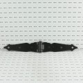Nationwide 8" Ornamental Double Strap Hinge with 1 3/4" Lag Screws (Black) - NW38936Q 