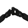 Nationwide 8" Ornamental Double Strap Hinge with 1 3/4" Lag Screws (Black) - NW38936Q 