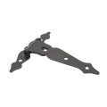 Nationwide 8" Unassembled Zinc-Plated T-Hinge Pair (Black) - NW38937AQ