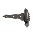 Nationwide 8" Ornamental Heavy Duty Self-Closing T-Hinge Pair (Black) - NW38937HDQ