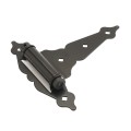 Nationwide 8" Ornamental Heavy Duty Self-Closing T-Hinge Pair (Black) - NW38937HDQ