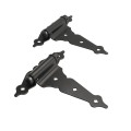 Nationwide 8" Ornamental Heavy Duty Self-Closing T-Hinge Pair (Black) - NW38937HDQ