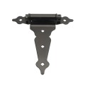 Nationwide 8" Ornamental Heavy Duty Self-Closing T-Hinge Pair (Black) - NW38937HDQ