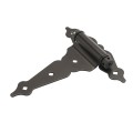Nationwide 8" Ornamental Heavy Duty Self-Closing T-Hinge Pair (Black) - NW38937HDQ