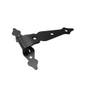 Nationwide 8" Zinc-Plated Ornamental T-Hinge with 1 3/4" Lag Screws (Black) - NW38937Q