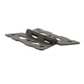 Nationwide 8" Zinc-Plated Steel Contemporary Butterfly Hinge Pair with 1 3/4" Lag Screws (Black) - NW38943Q
