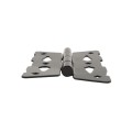 Nationwide 8" Zinc-Plated Steel Contemporary Butterfly Hinge Pair with 1 3/4" Lag Screws (Black) - NW38943Q