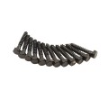 Nationwide 8" Zinc-Plated Steel Contemporary Butterfly Hinge Pair with 1 3/4" Lag Screws (Black) - NW38943Q
