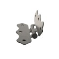 Nationwide 8" Traditional Butterfly Hinge Pair with 1 3/4" Lag Screws (Black) - NW38943T