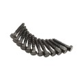 Nationwide 8" Traditional Butterfly Hinge Pair with 1 3/4" Lag Screws (Black) - NW38943T