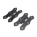 Nationwide 8" Traditional Butterfly Hinge Pair with 1 3/4" Lag Screws (Black) - NW38943T