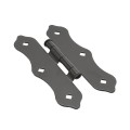 Nationwide 8" Traditional Butterfly Hinge Pair with 1 3/4" Lag Screws (Black) - NW38943T
