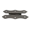 Nationwide 8" Traditional Butterfly Hinge Pair with 1 3/4" Lag Screws (Black) - NW38943T