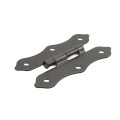 Nationwide 8" Traditional Butterfly Hinge Pair with 1 3/4" Lag Screws (Black) - NW38943T