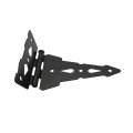 Nationwide 8" Contemporary T-Hinge Pair with 3" Thru Bolt & Lag Screws (Black) - NW38945MDQ