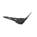 Nationwide 8" Contemporary T-Hinge Pair with 3" Thru Bolt & Lag Screws (Black) - NW38945MDQ
