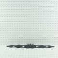 Nationwide 10" Traditional Zinc Plated Steel Double Strap Hinge Pair (Black) - NW38946Q