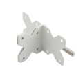 Nationwide 3.5" x 3.25" Standard-to-Standard Hinge Pair with Stainless Steel Self-Drilling Screws (White) - NW38950NSSWD