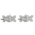 Nationwide 3.5" x 3.25" Standard-to-Standard Hinge Pair with Stainless Steel Self-Drilling Screws (White) - NW38950NSSWD