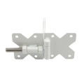 Nationwide 3.5" x 3.25" Standard-to-Standard Hinge Pair with Stainless Steel Self-Drilling Screws (White) - NW38950NSSWD