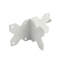 Nationwide 3.5" x 3.25" Standard-to-Standard Hinge Pair with Stainless Steel Self-Drilling Screws (White) - NW38950NSSWD