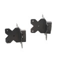 Nationwide Adjustable Heavy-Duty Stainless Steel Non-Self-Closing Hinge Pair with Stainless Steel Self-Drilling Screws (Black) - NW38954-SSBD