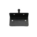 Nationwide Gate Latch Stainless Steel w/ Extended Thumb Latch & Spring - Black - NW6068AL-SSB