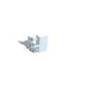 Nationwide Two-Side Activated Narrow Strike Flange Latch with Long Thumb Latch & Return Spring (White) - NW6068AL-SSW