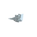Nationwide Two-Side Activated Narrow Strike Flange Latch with Long Thumb Latch & Return Spring (White) - NW6068AL-SSW