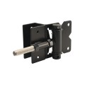 Nationwide Horizontally Adjustable Wrap-Around Gate Hinge Pair for 1-1/2" Gate Frames (Black) - NW6082ASCP-SSB
