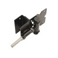 Nationwide Horizontally Adjustable Wrap-Around Gate Hinge Pair for 1-1/2" Gate Frames (Black) - NW6082ASCP-SSB