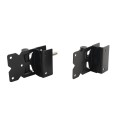 Nationwide Horizontally Adjustable Wrap-Around Gate Hinge Pair for 1-1/2" Gate Frames (Black) - NW6082ASCP-SSB