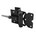 Nationwide Horizontally Adjustable Wrap-Around Gate Hinge Pair for 1-1/2" Gate Frames (Black) - NW6082ASCP-SSB