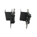 Nationwide Horizontally Adjustable Wrap-Around Gate Hinge Pair for 2" Gate Frames (Black) - NW6082BSCP-SSB