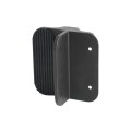 Nationwide 4 1/2" Screw-On Gate Handle with Rubber Shock Absorbing Backing For Gates (Nylon) Black (Default)