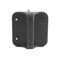 Nationwide 4 1/2" Screw-On Gate Handle with Rubber Shock Absorbing Backing For Gates (Nylon) Black (Default)