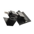 Nationwide Heavy Duty Estate Gate Hinge With Adjustability Bolt On Installation Bolts Are Included (Black) - NW6242-B-BK