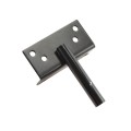 Nationwide Narrow Gap Latch with Stainless Steel Self Drilling Screws (Black) - NW6268-SSBD