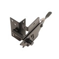 Nationwide Narrow Gap Latch with Stainless Steel Self Drilling Screws (Black) - NW6268-SSBD