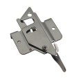 Nationwide Narrow Gap Latch with Stainless Steel Self Drilling Screws (Black) - NW6268-SSBD