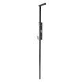 Nationwide 48" Commercial Padlockable Drop Rod (Black) - NW6270L-48BK
