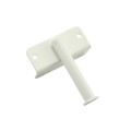 Nationwide Hidden Spring Latch For 1 1/4" - 2 1/2" Gate Frames (White) - NW6283-SSWD